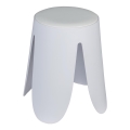 WENKO 26086100 - COMISO Stool 44,5x46 cm White
