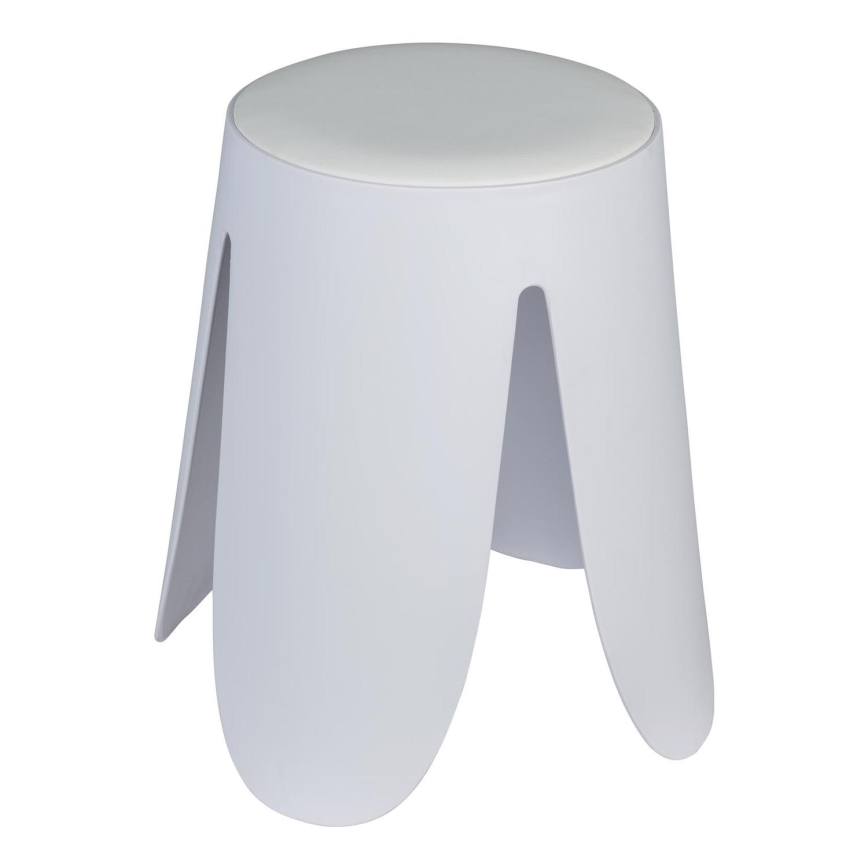 WENKO 26086100 - COMISO Stool 44,5x46 cm White