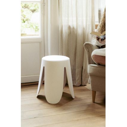 WENKO 26086100 - COMISO Stool 44,5x46 cm White