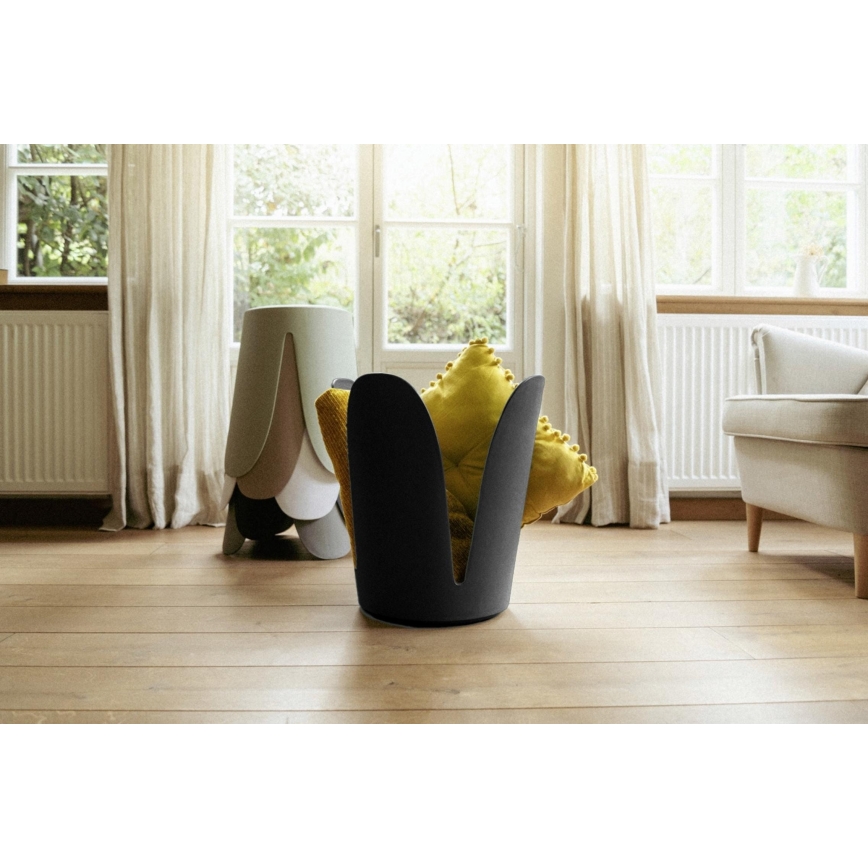 WENKO 26087100 - COMISO Stool 44,5x46 cm Black