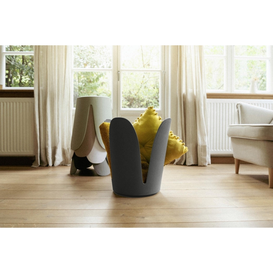 WENKO 26089100 - COMISO Stool 44,5x46 cm Anthracite