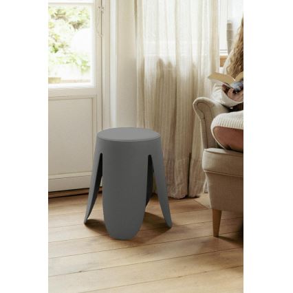 WENKO 26089100 - COMISO Stool 44,5x46 cm Anthracite