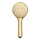 WENKO 26180100 - WATERSAVING SYSTEM Shower Head 11x11 cm, Gold