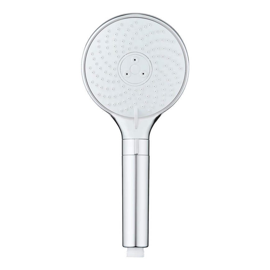 WENKO 26362100 - WATERSAVING SYSTEM showerhead 12x12 cm polished chrome/white