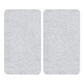 WENKO 2712663100 - 30x52 cm Protective Cover Plate, Clear/Grey