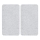 WENKO 2712663100 - 30x52 cm Protective Cover Plate, Clear/Grey