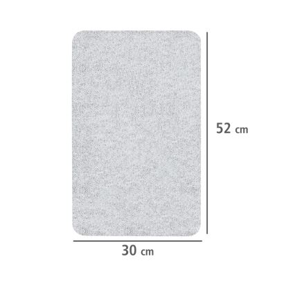 WENKO 2712663100 - 30x52 cm Protective Cover Plate, Clear/Grey