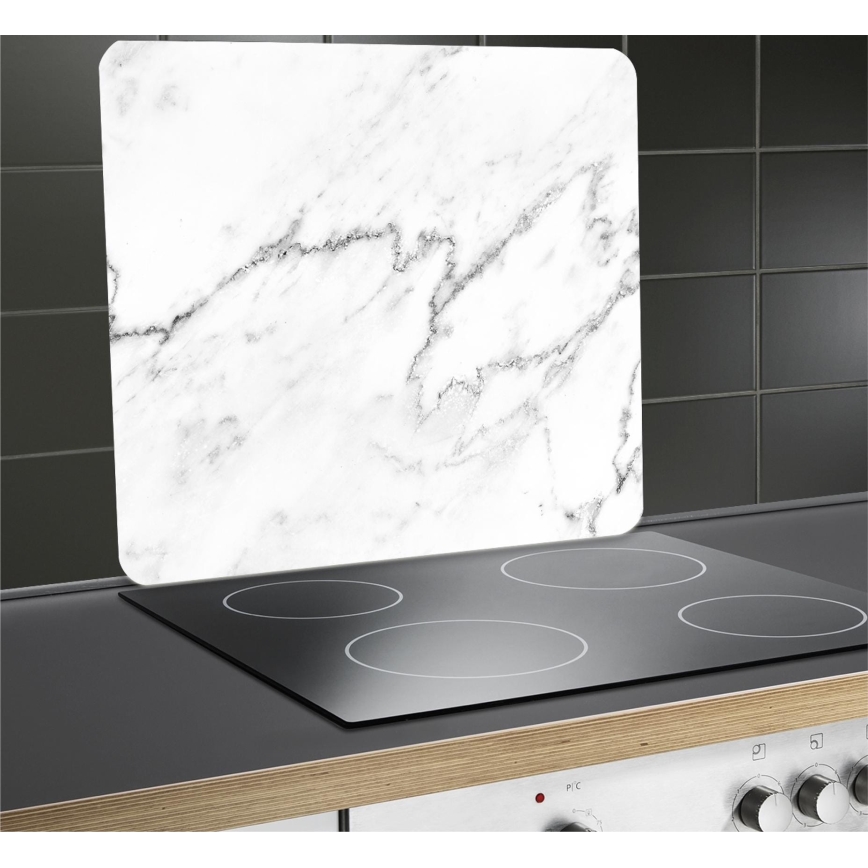 WENKO 2712929500 - ABDECKPLATTE Cover Plate - NEUTRAL 56x50 cm multicolored/clear