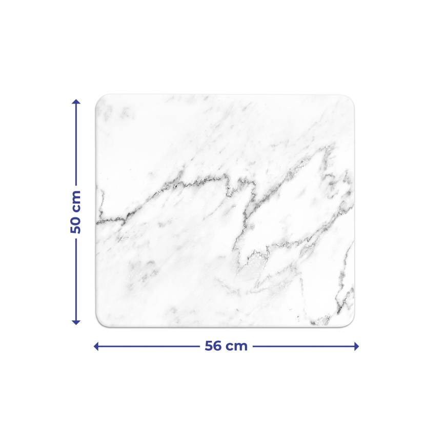 WENKO 2712929500 - ABDECKPLATTE Cover Plate - NEUTRAL 56x50 cm multicolored/clear