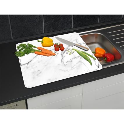 WENKO 2712929500 - ABDECKPLATTE Cover Plate - NEUTRAL 56x50 cm multicolored/clear