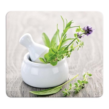 WENKO 2712940500 - Food-Safe Cover Plate, 56 x 50 cm, Multicolored/Clear