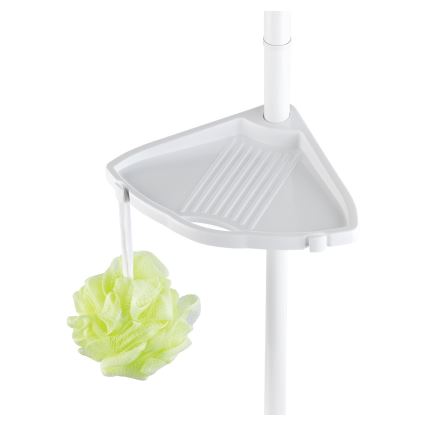 WENKO 3201010100 - COMPACT Corner Unit 26x195 cm White