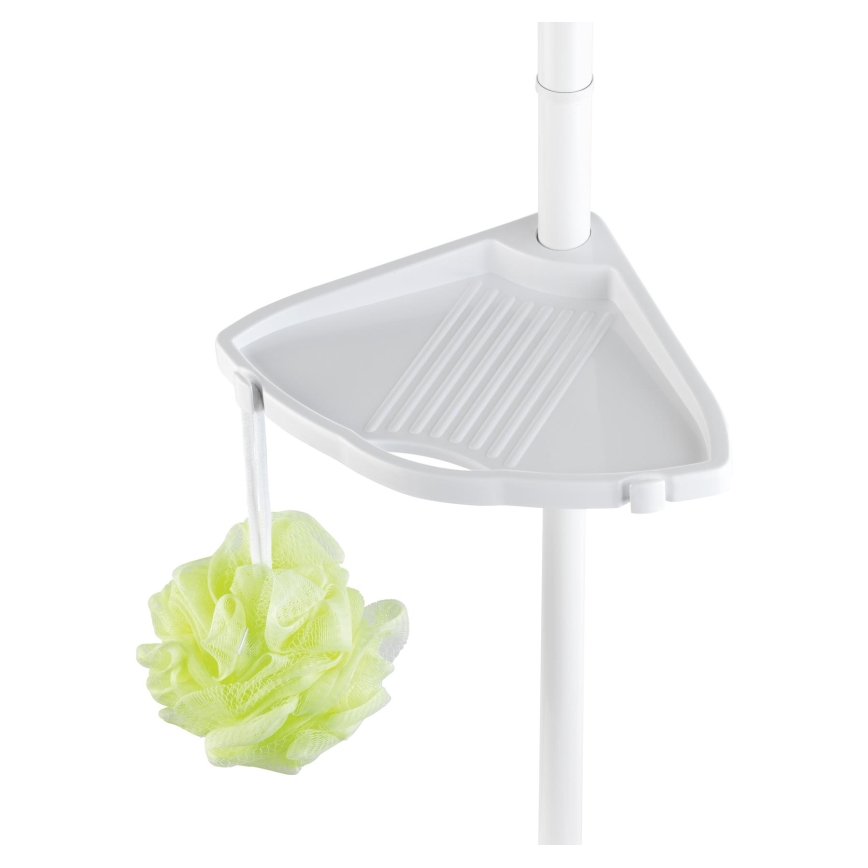 WENKO 3201010100 - COMPACT Corner Unit 26x195 cm White