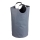 WENKO 3440803100 - JUMBO Laundry Hamper 38x72 cm anthracite/silver/black