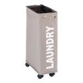 WENKO 3450117100 - Laundry basket CORNO 18,5x60 cm beige/black
