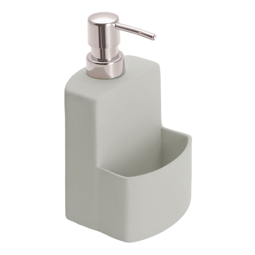 WENKO 3620116100 - FESTIVAL Soap Dispenser 10x18 cm grey