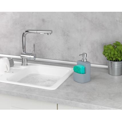 WENKO 3620116100 - FESTIVAL Soap Dispenser 10x18 cm grey