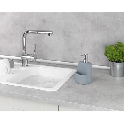 WENKO 3620116100 - FESTIVAL Soap Dispenser 10x18 cm grey