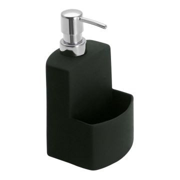 WENKO 3620117800 - FESTIVAL Soap Dispenser 10x18 cm Black
