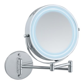 WENKO 3656530100 - POWER-LOC Mirror 25.5 x 32 cm Polished Chrome