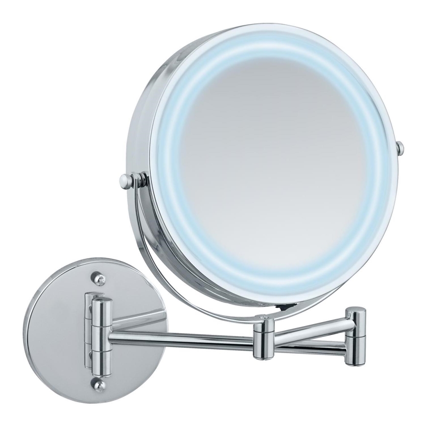 WENKO 3656530100 - POWER-LOC Mirror 25.5 x 32 cm Polished Chrome
