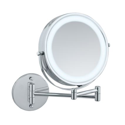 WENKO 3656530100 - POWER-LOC Mirror 25.5 x 32 cm Polished Chrome
