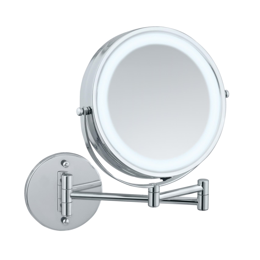 WENKO 3656530100 - POWER-LOC Mirror 25.5 x 32 cm Polished Chrome