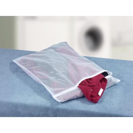 WENKO 3751700100 - JUMBO Mesh Laundry Bag 50 x 70 cm White