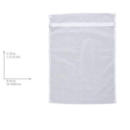 WENKO 3751700100 - JUMBO Mesh Laundry Bag 50 x 70 cm White