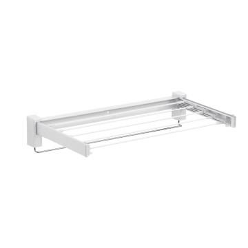 WENKO 3770013100 - BUTTERFLY Clothes Drying Rack 70 x 13.5 cm Silver/White
