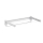 WENKO 3770013100 - BUTTERFLY Clothes Drying Rack 70 x 13.5 cm Silver/White