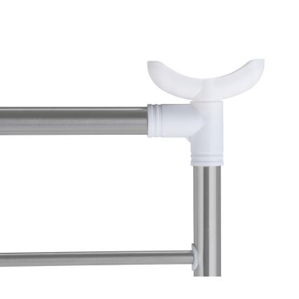 WENKO 3772020100 - PROFI Drying Rack 65x150 cm stainless steel/silver/white