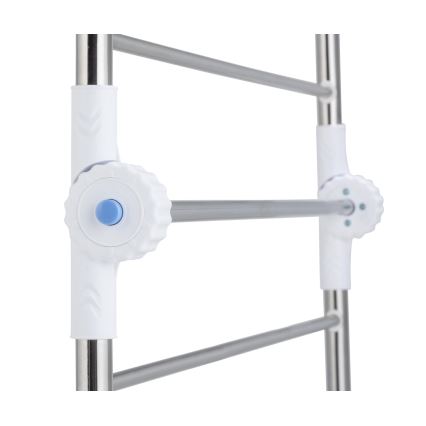WENKO 3772020100 - PROFI Drying Rack 65x150 cm stainless steel/silver/white