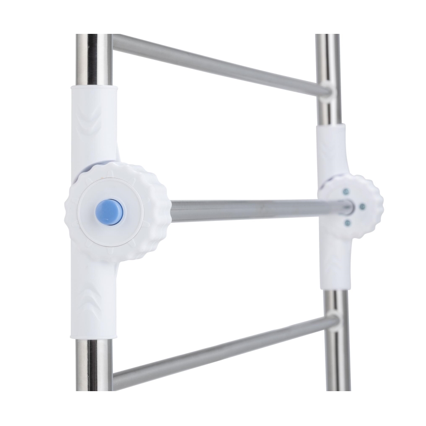 WENKO 3772020100 - PROFI Drying Rack 65x150 cm stainless steel/silver/white