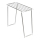 WENKO 3774020100 - PROFI SINGLE Clothes Drying Rack 87x79 cm Stainless Steel/Silver/White