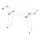 WENKO 3774021100 - SUMMER DRY Clothes Drying Rack 153 x 76 cm, White/Pink