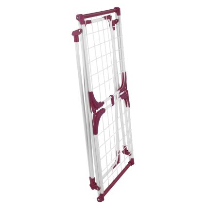 WENKO 3774021100 - SUMMER DRY Clothes Drying Rack 153 x 76 cm, White/Pink