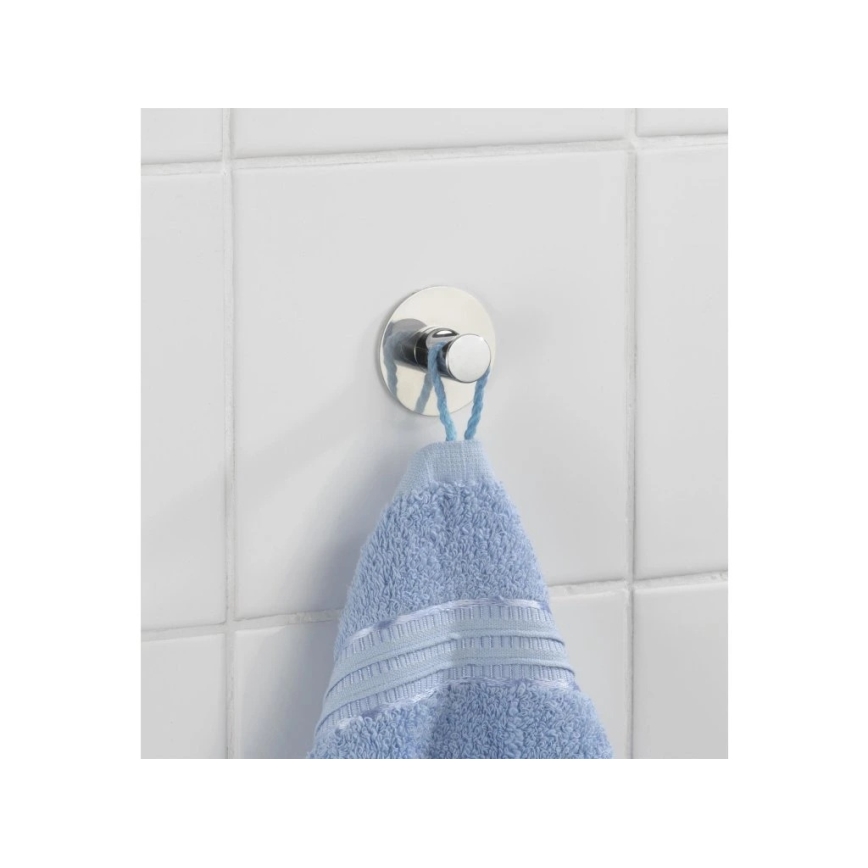 WENKO 4466420100 - SAVONA Hook 5 x 2 cm, stainless steel/silver finish