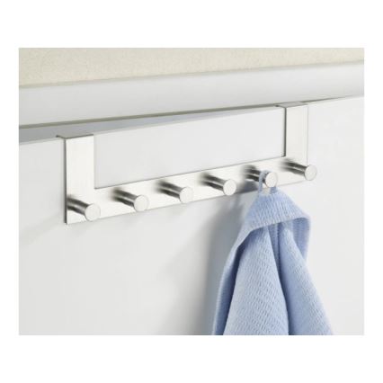 WENKO 4468060100-CELANO Hook 39x11 cm stainless steel/silver