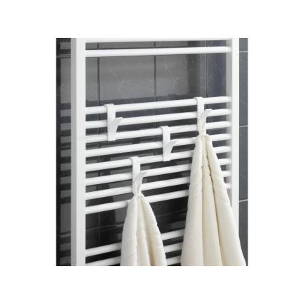 WENKO 4468160100-Hooks 2.5x10.5 cm white