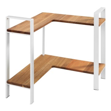 WENKO 53025100 - LOUISA Shelf 30 x 33 cm white/brown