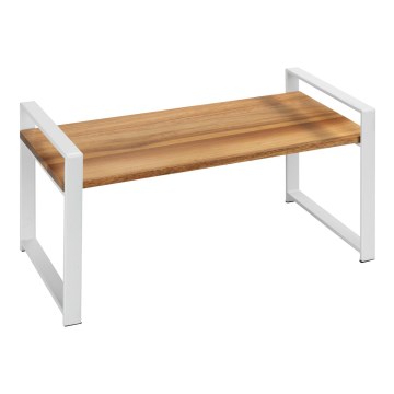 WENKO 53027100 - LOUISA Shelf 40x20 cm White/Brown