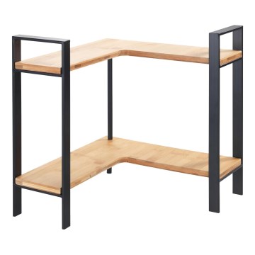 WENKO 53028100 - LOU Shelf 30 x 33 cm Black/Brown