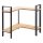 WENKO 53028100 - LOU Shelf 30 x 33 cm Black/Brown