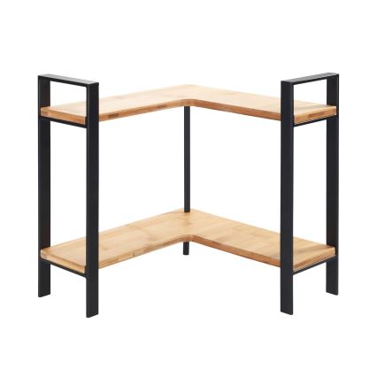 WENKO 53028100 - LOU Shelf 30x33 cm black/brown