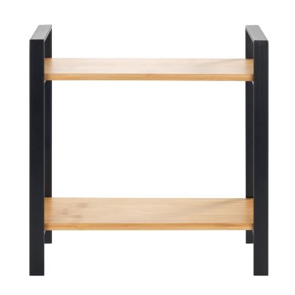 WENKO 53029100 - LOU Shelf 32x33 cm Black/Brown