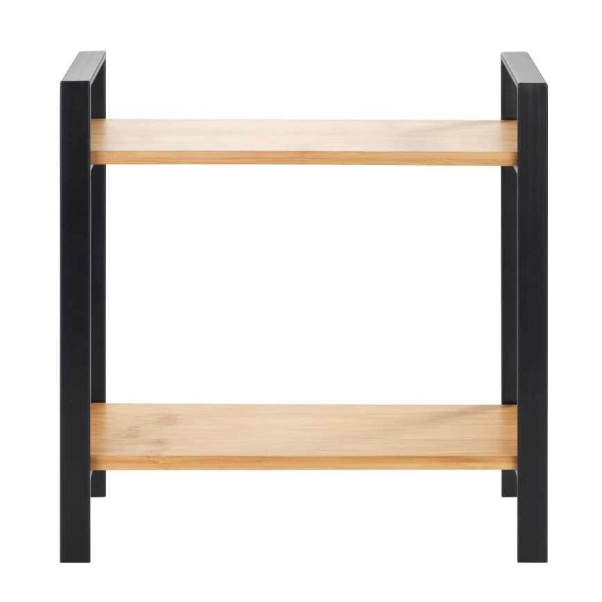 WENKO 53029100 - LOU Shelf 32x33 cm Black/Brown
