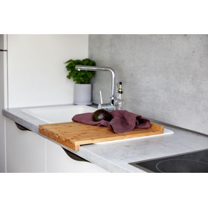 WENKO 53033100 - Brown cutting board 45x35 cm