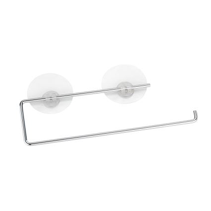 WENKO 53130100 - STATIC-LOC Towel Holder 30 x 8.5 cm Silver/Clear