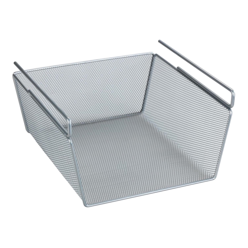 WENKO 53142100 - Basket 27,5x28 cm silver